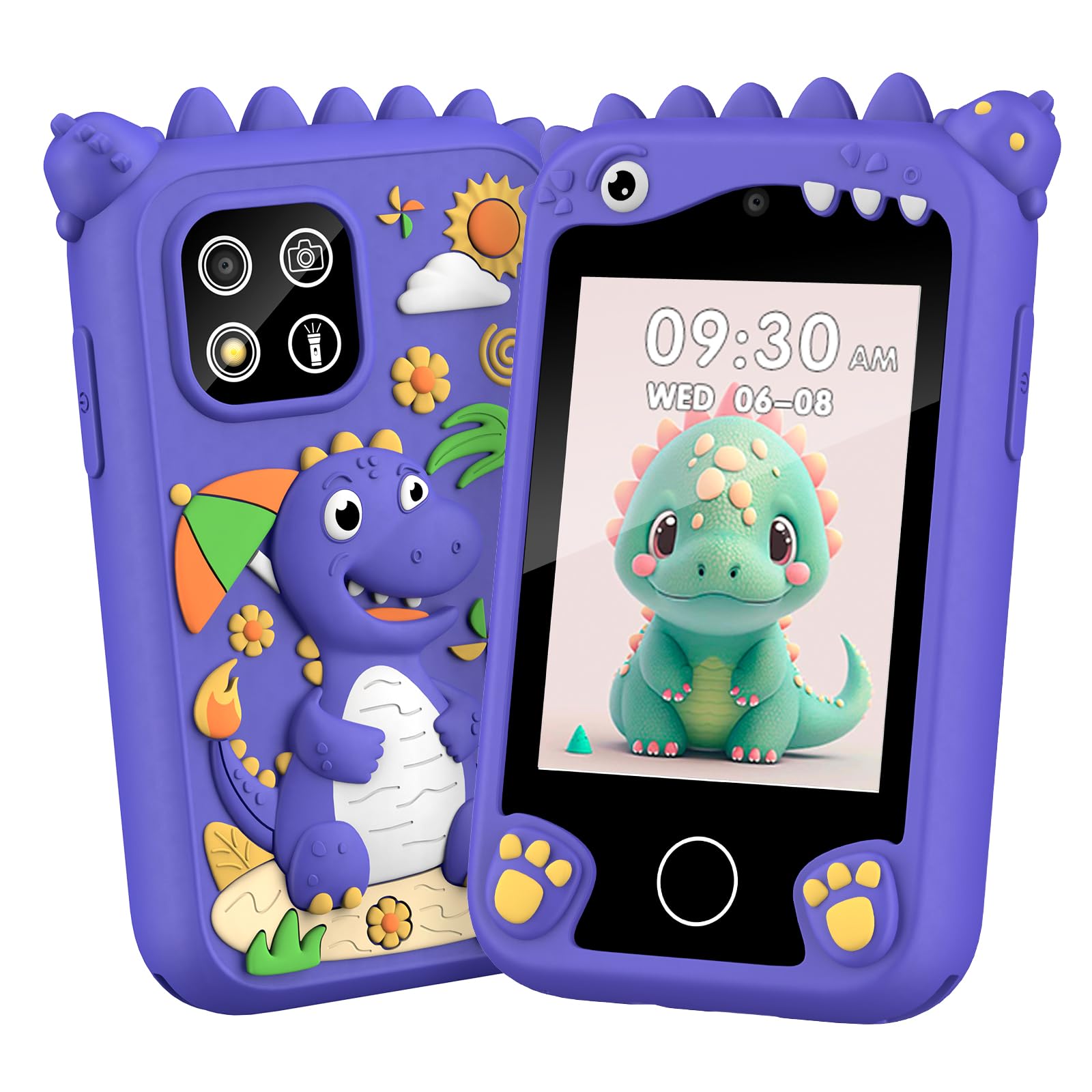 Best Kids Smart Phone Toy for Boys & Girls Ages 3-8 - Touchscreen Learning Phone with Camera, Music & Games - Perfect Birthday Gift for Toddlers & Preschoolers - Pretend Play, Early Education & Travel Entertainment
