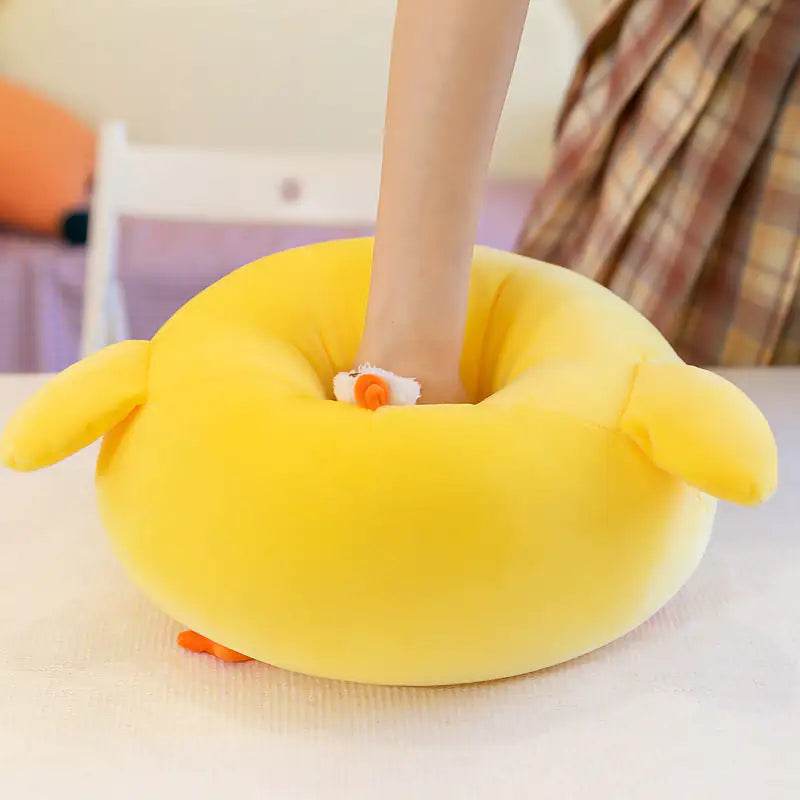 Adorable Chubby Chicken Plush Toy - Soft Stuffed Animal for Kids & Collectors - Perfect for Cuddling, Gifts, and Nursery Decor