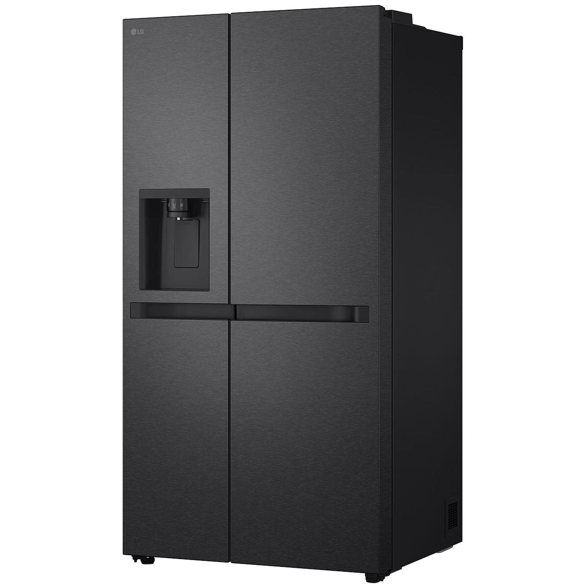 LG 625L Side by Side Refrigerator with Non-Plumbed Ice and Water Dispenser - Matte Black (GS-N599MBL) - Perfect for Modern Kitchens and Large Families