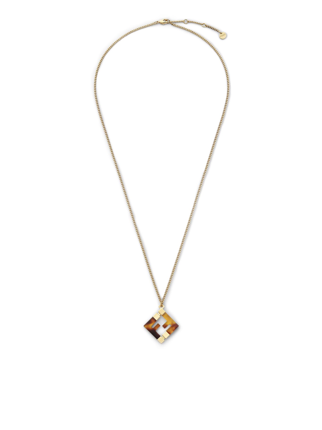 FOREVER FENDI NECKLACE - Luxury Gold Plated Chain Necklace for Women, Fashion Jewelry Gift for Her - Perfect for Parties, Weddings & Everyday Elegance