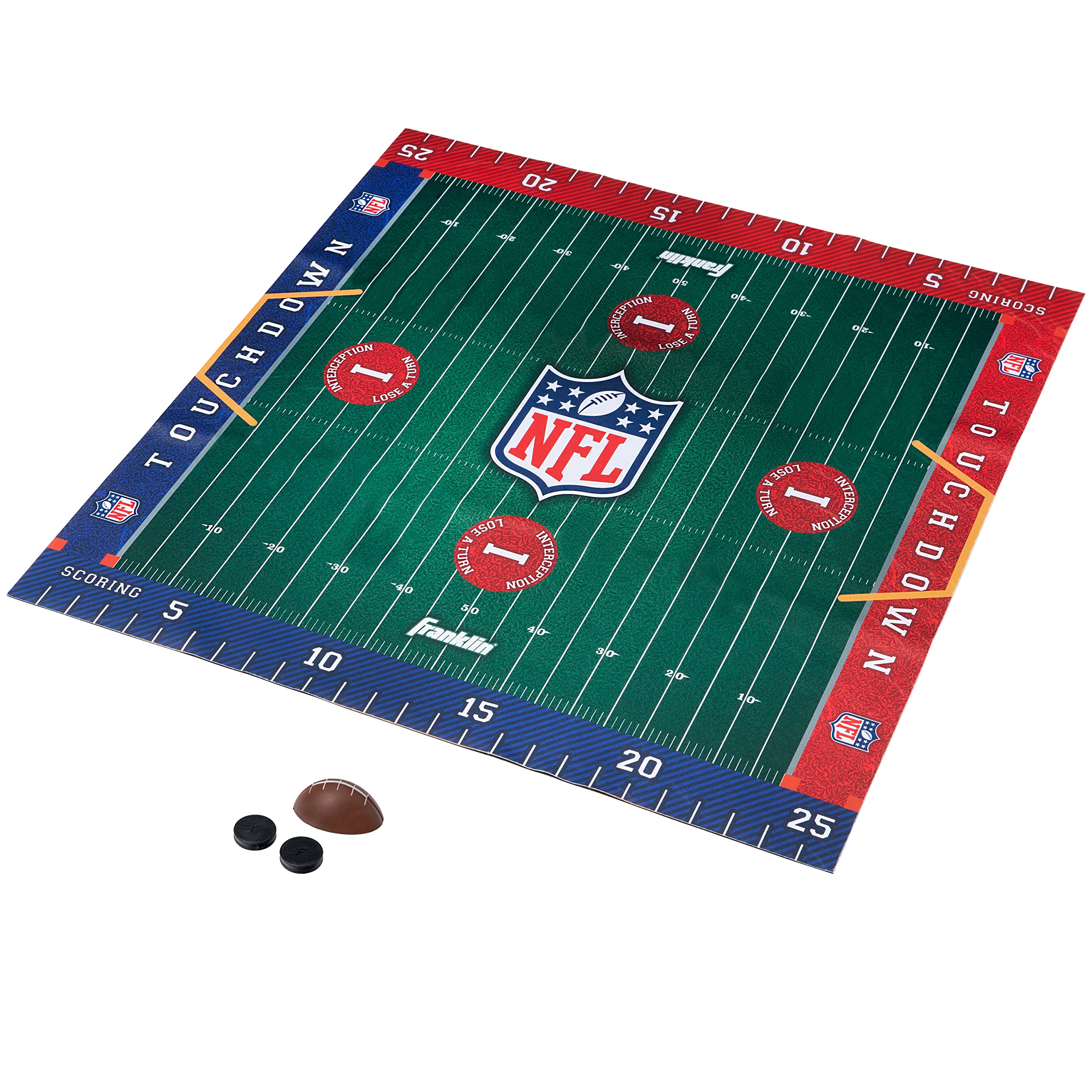 Franklin Sports NFL Football Slide Table-Top Game - Classic Paper Football Game for Kids & Adults - Fun Family Game Night & Office Desk Entertainment
