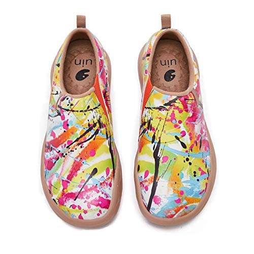 UIN Women's Slip-On Walking Shoes - Lightweight Travel Loafers with Microfiber Upper - Comfortable Casual Sneakers for Walking, Travel & Everyday Wear