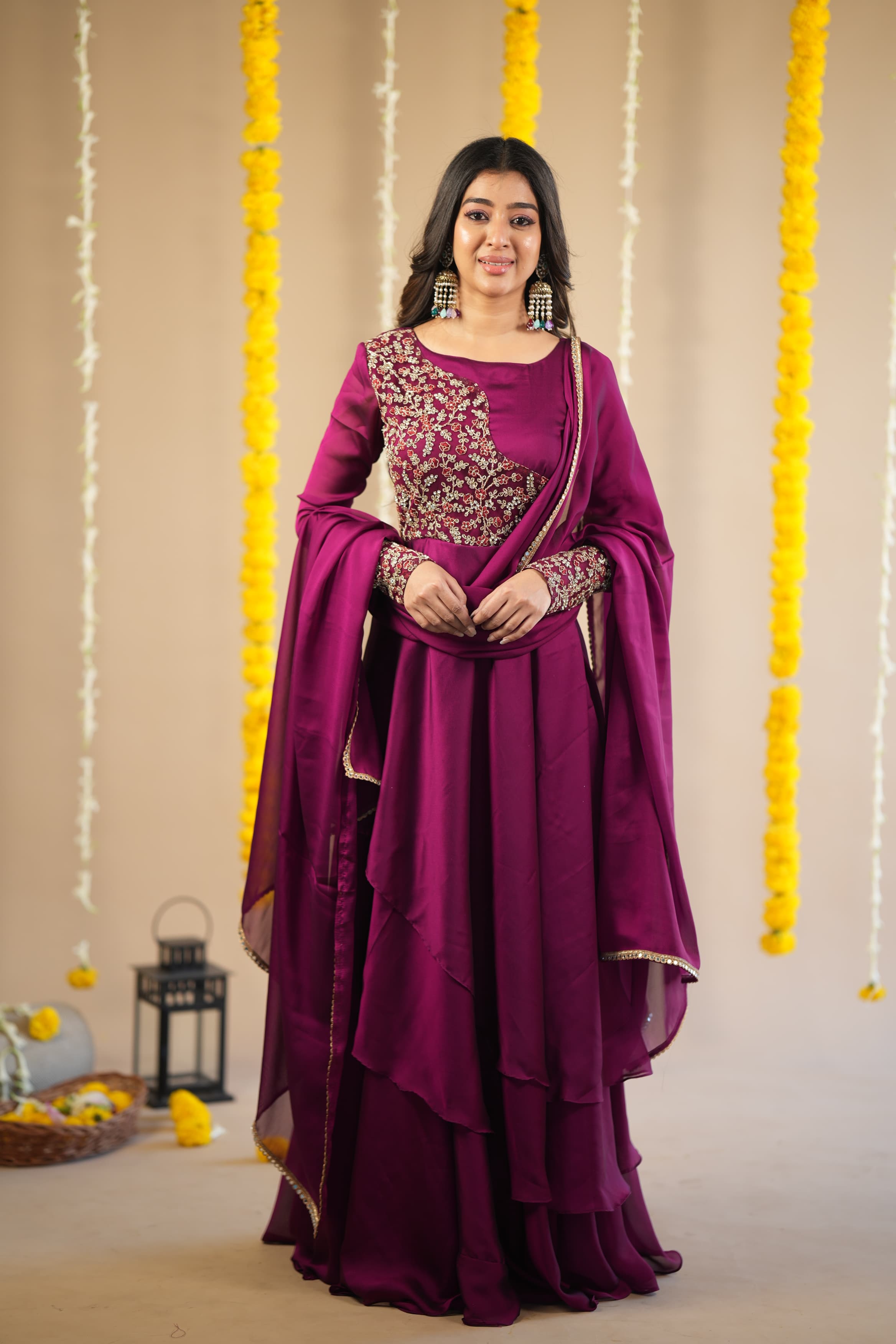 Shalini Premium Designer Anarkali Dress for Women | Elegant Indian Party Wear | Perfect for Weddings, Festivals & Special Occasions