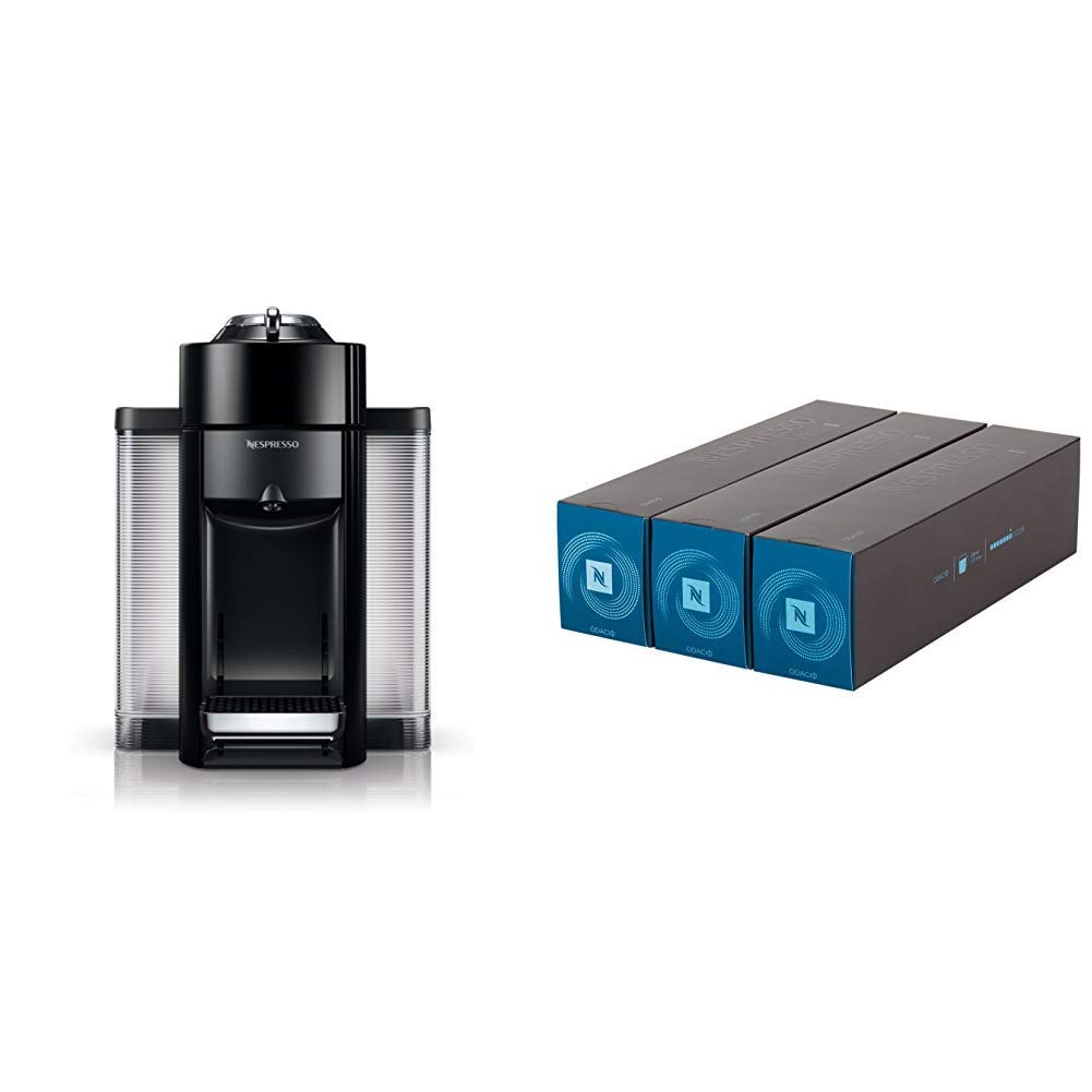 De'Longhi Nespresso Coffee Machine Starter Kit with 250 Capsules - Black | Perfect for Office, Home & Small Business Use