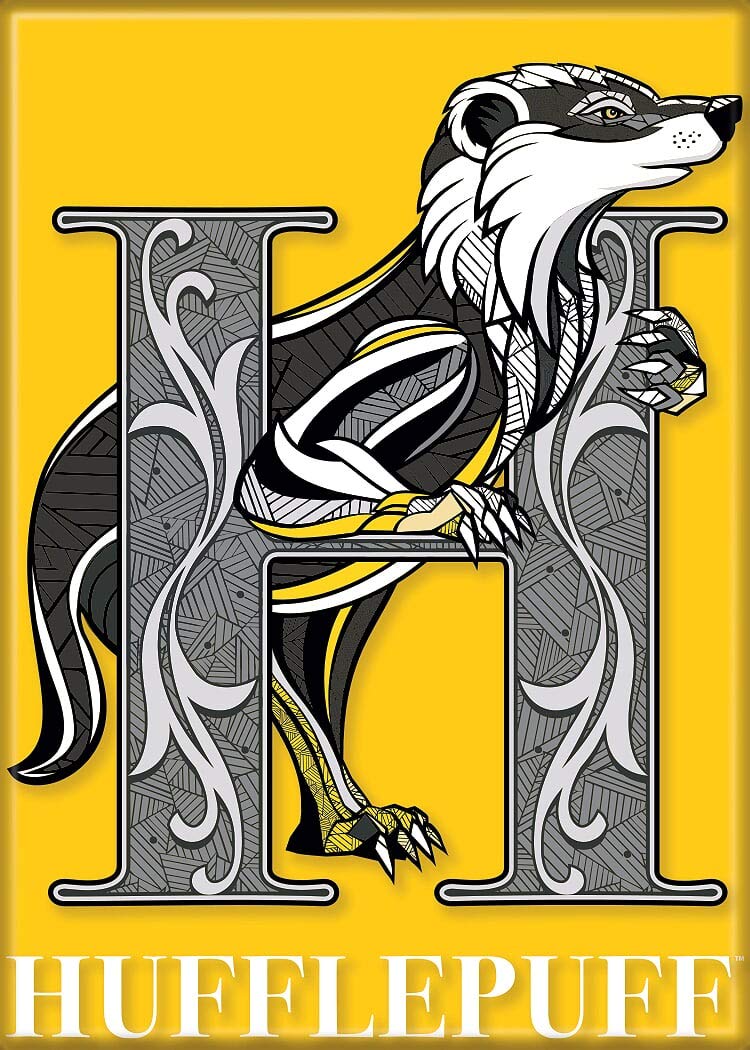 Harry Potter Hufflepuff Crest Magnet 2.5