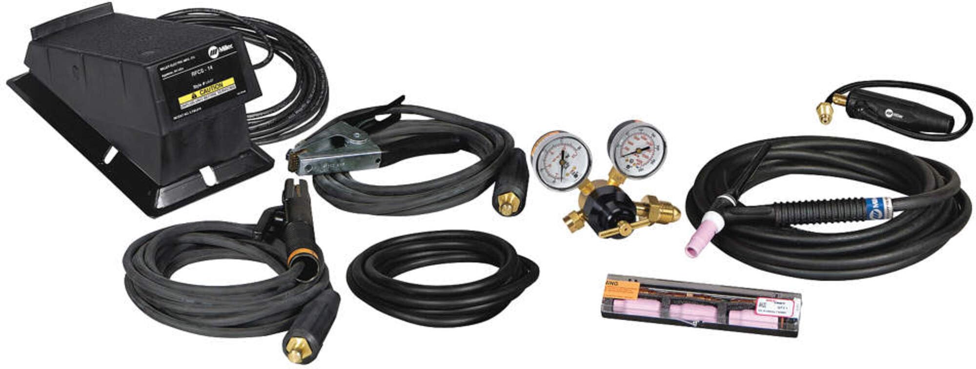 Miller Electric TIG/Stick Welder Contractor Kit - Portable Welding Machine for Metal Fabrication, Repair & DIY Projects | Home Garage, Construction Site & Workshop Use