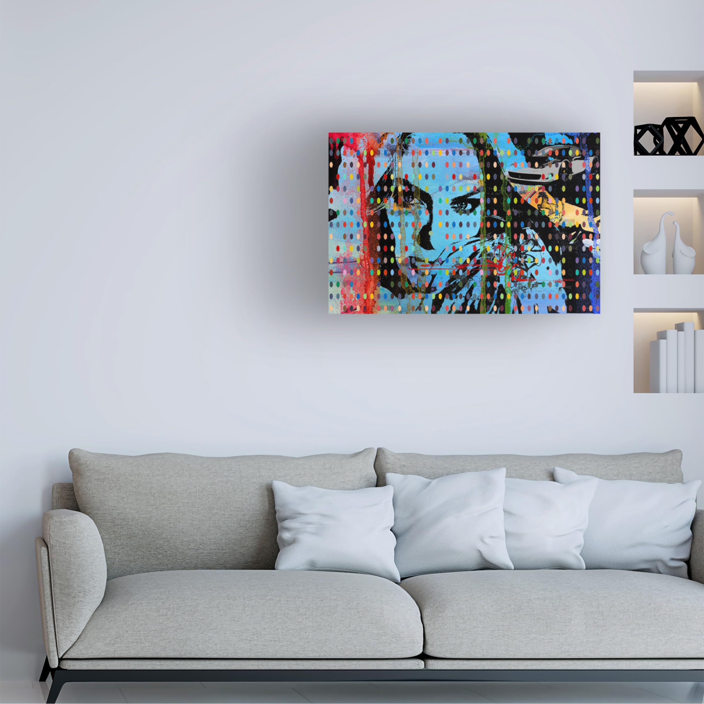 Trademark Fine Art 'Dreams' Canvas Wall Art by Samin Chase - Modern Home Decor for Living Room, Bedroom & Office