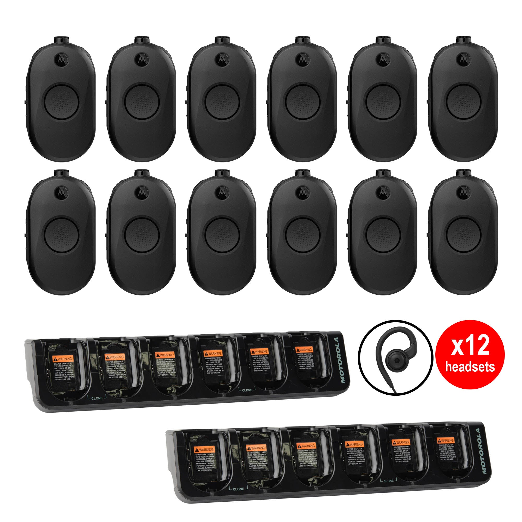CLP1080e 12 Pack Bundle with 2 HKPN4007 Multi-Unit Chargers | Compatible Toner Cartridges for HP Printers | Home & Office Printing Solution