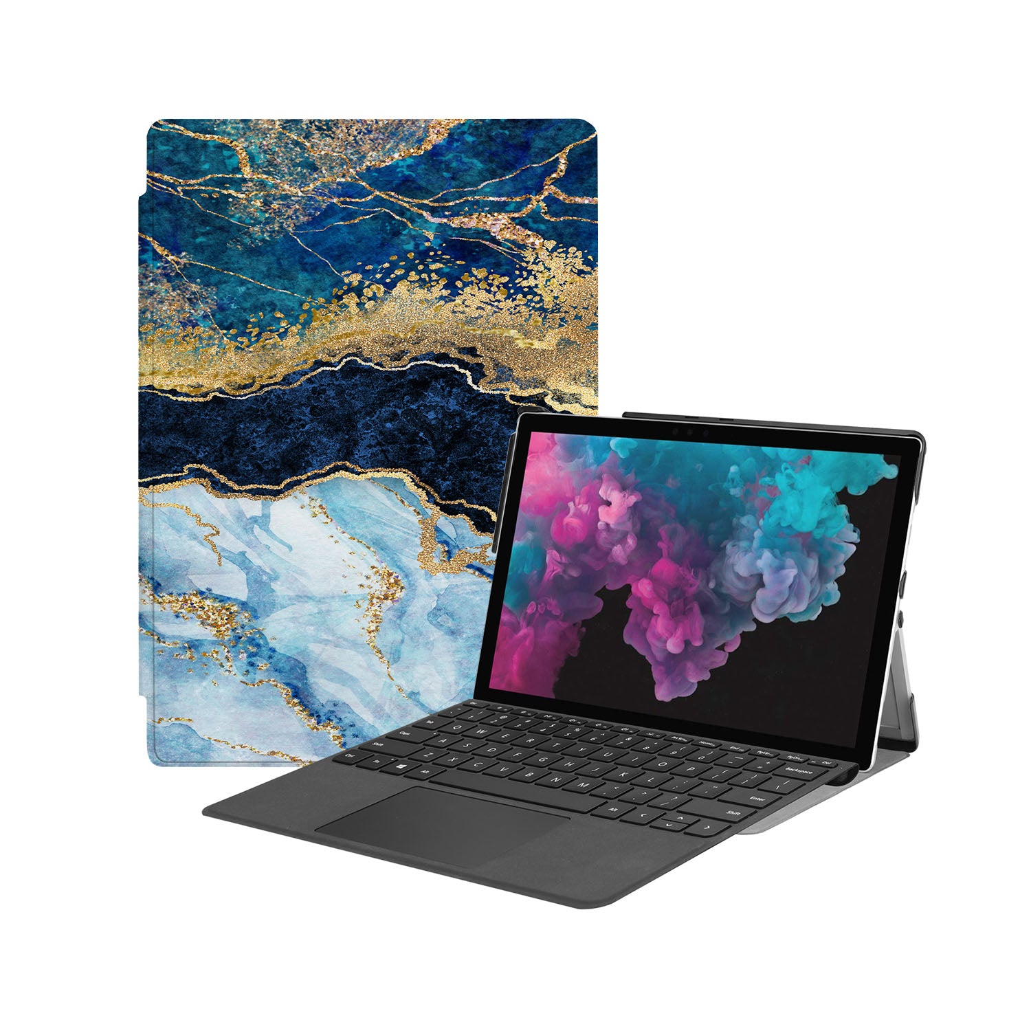 Microsoft Surface Case Marble Design - Premium Protective Cover for Microsoft Surface (2020 Model) | Perfect for Work, Travel & Everyday Use