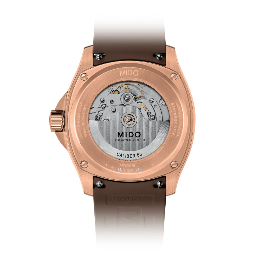 Multifort TV Big Date Rose Gold Tone Watch - Luxury Men's Chronograph Timepiece for Business, Casual & Formal Occasions