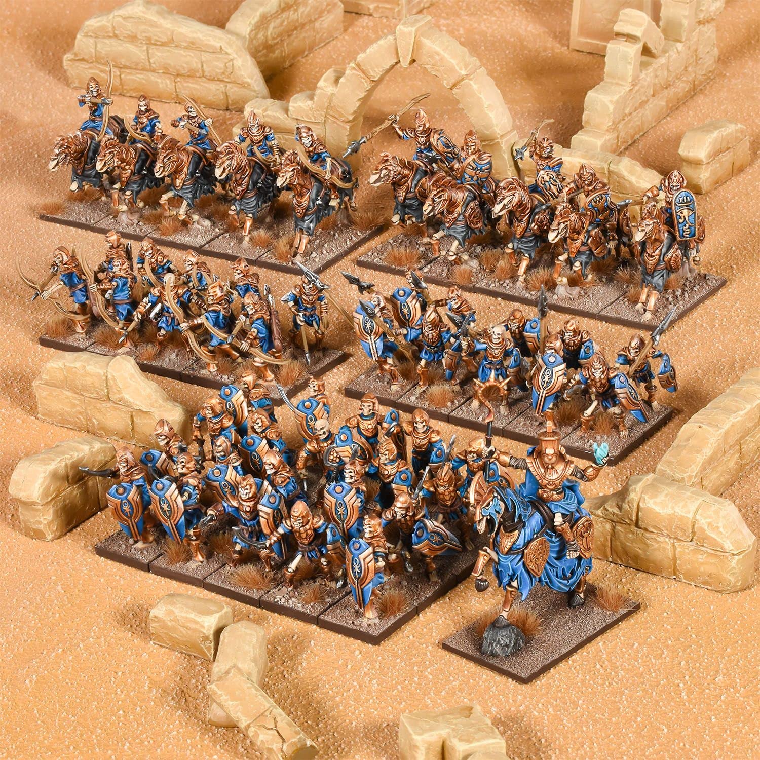 Mantic Games Kings of War: Empire of Dust Army Set - Fantasy Tabletop Miniature Wargaming for Strategy Battles and Competitive Play