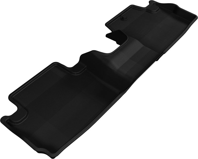 3D MAXpider Custom Fit All-Weather Floor Mats for 2013-2017 Honda Accord Coupe | Kagu Series 2nd Row Liners in Black | Perfect for Daily Commute & Road Trips