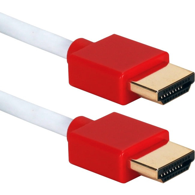 10Ft High Speed HDMI Cable 4K Ultra HD with Ethernet - Thin, Flexible & Durable for Home Theater, Gaming, and PC Setup