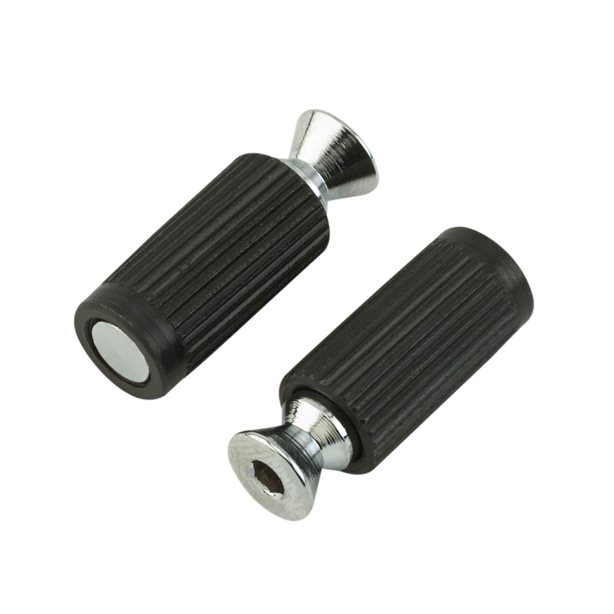 Floyd Rose 1000 Series Bridge Mounting Studs & Inserts - Chrome Plated Replacement Parts for Guitar Bridges | Perfect for Guitar Repair & Upgrades