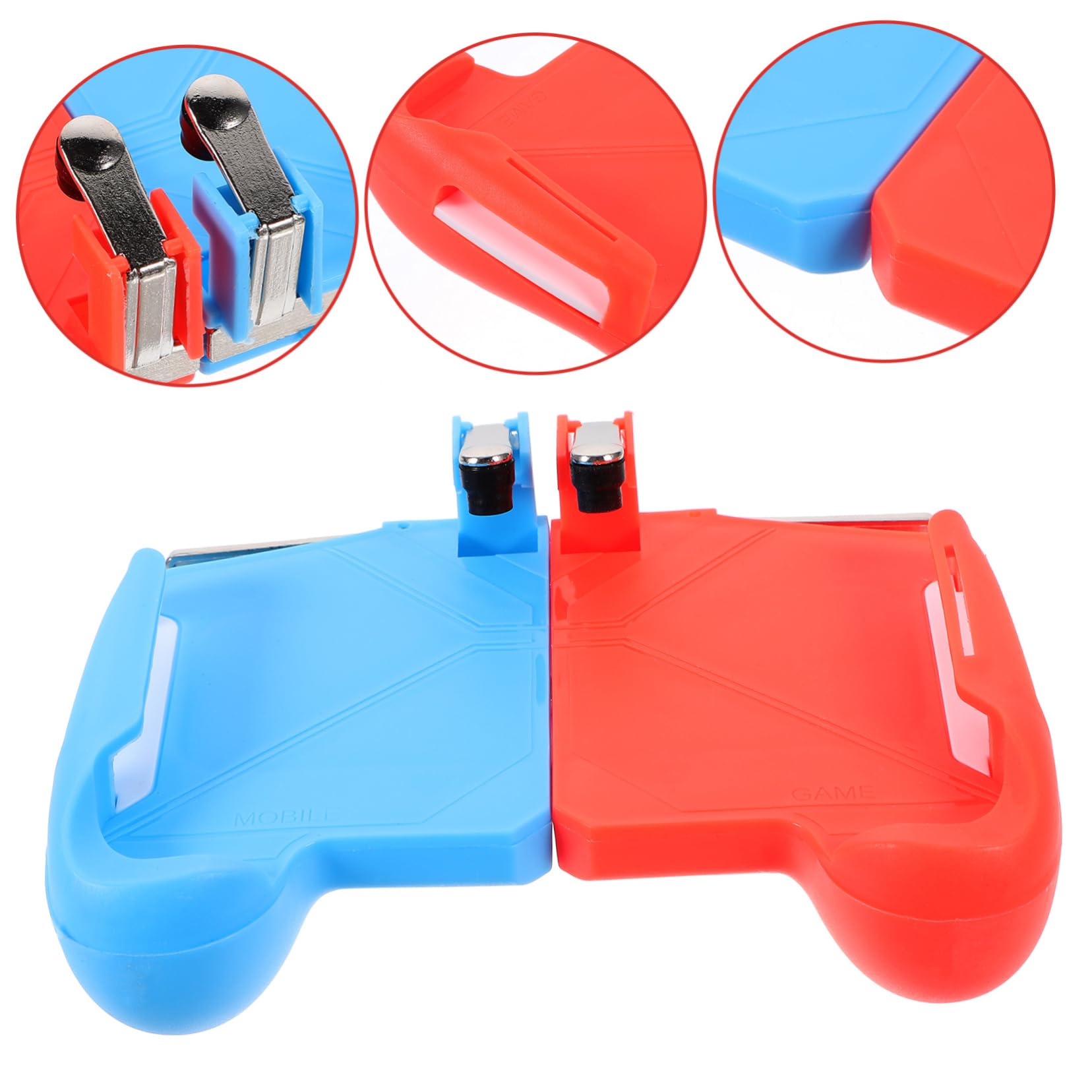 Adjustable Mobile Game Trigger for Shooter Games - Ergonomic Joystick Grips for PUBG, Fortnite & Call of Duty Mobile - Perfect for FPS Gaming on Smartphones