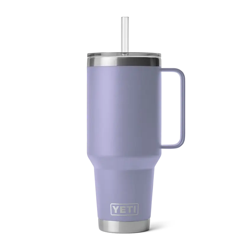 Yeti Rambler 42 oz Stainless Steel Insulated Straw Mug - Keeps Drinks Cold for Hours, Perfect for Outdoor Adventures, Camping, and Travel
