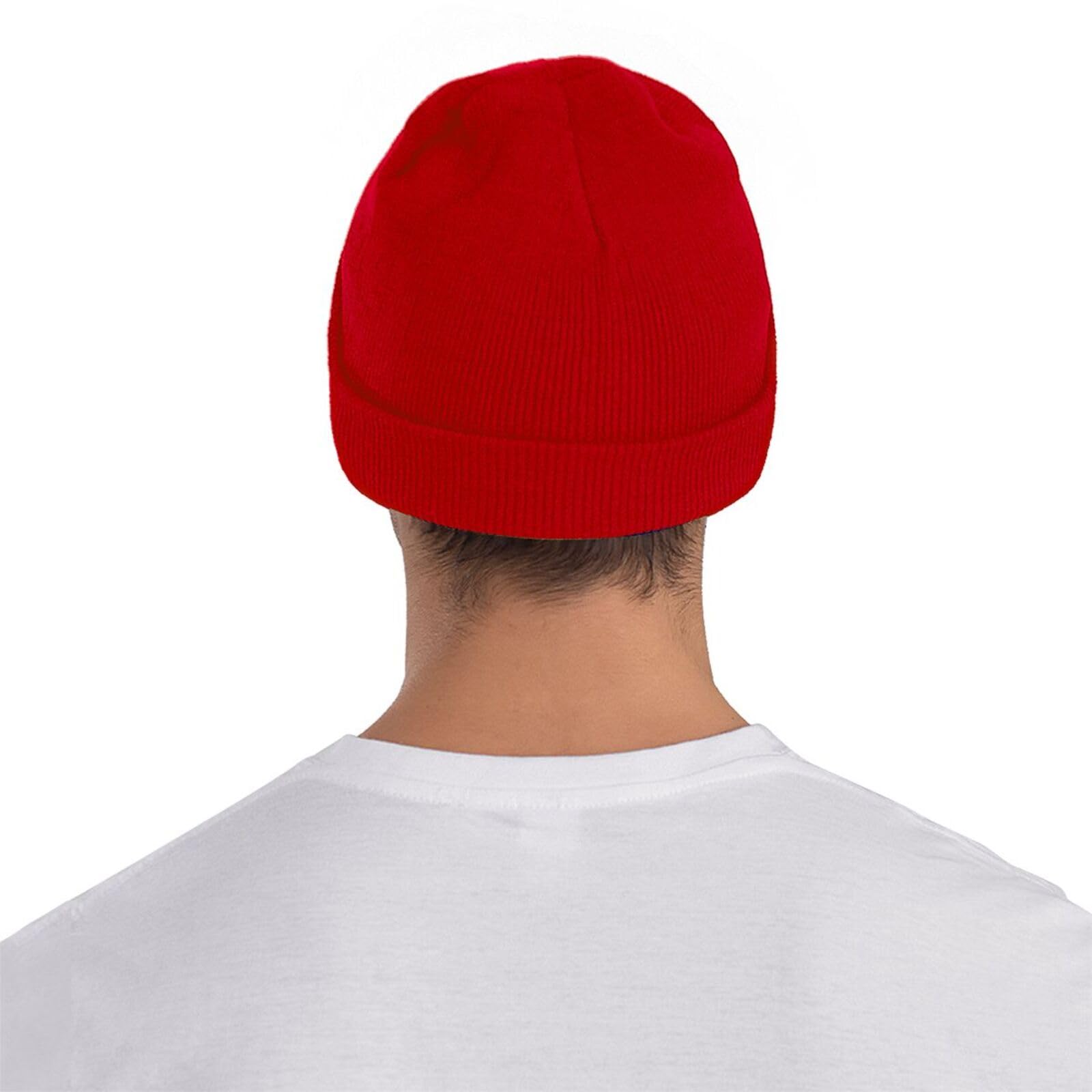 Warm Rib Knit Beanie Hat for Men & Women - Thick Winter Skull Cap for Running, Skiing, Snowboarding & Chemo Therapy - Cozy Sleep & Outdoor Activities