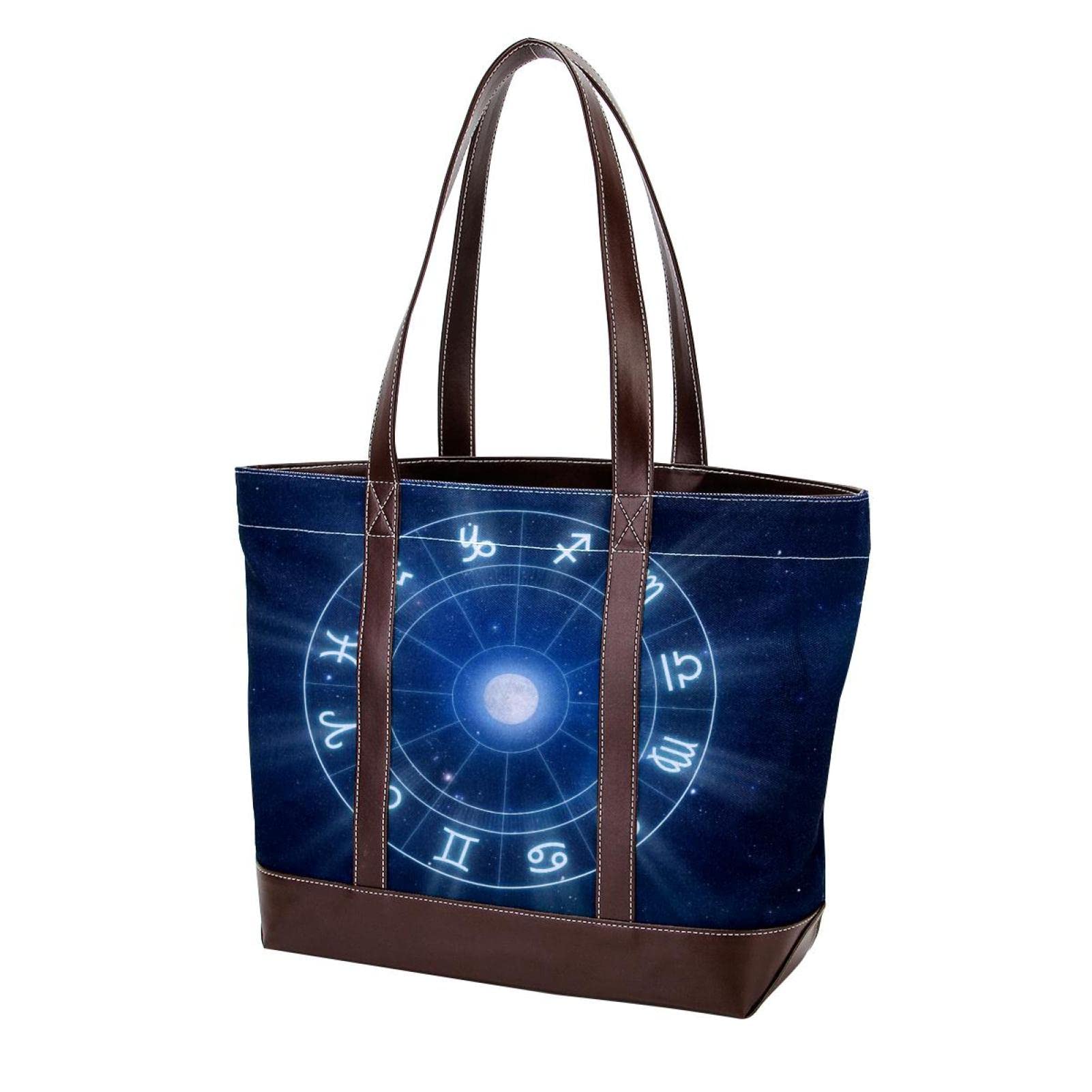 Stylish Large Leather & Canvas Fish Tote Bag for Women - Fashionable Shoulder Satchel Purse with Top Handle | Perfect for Beach, Shopping & Everyday Use