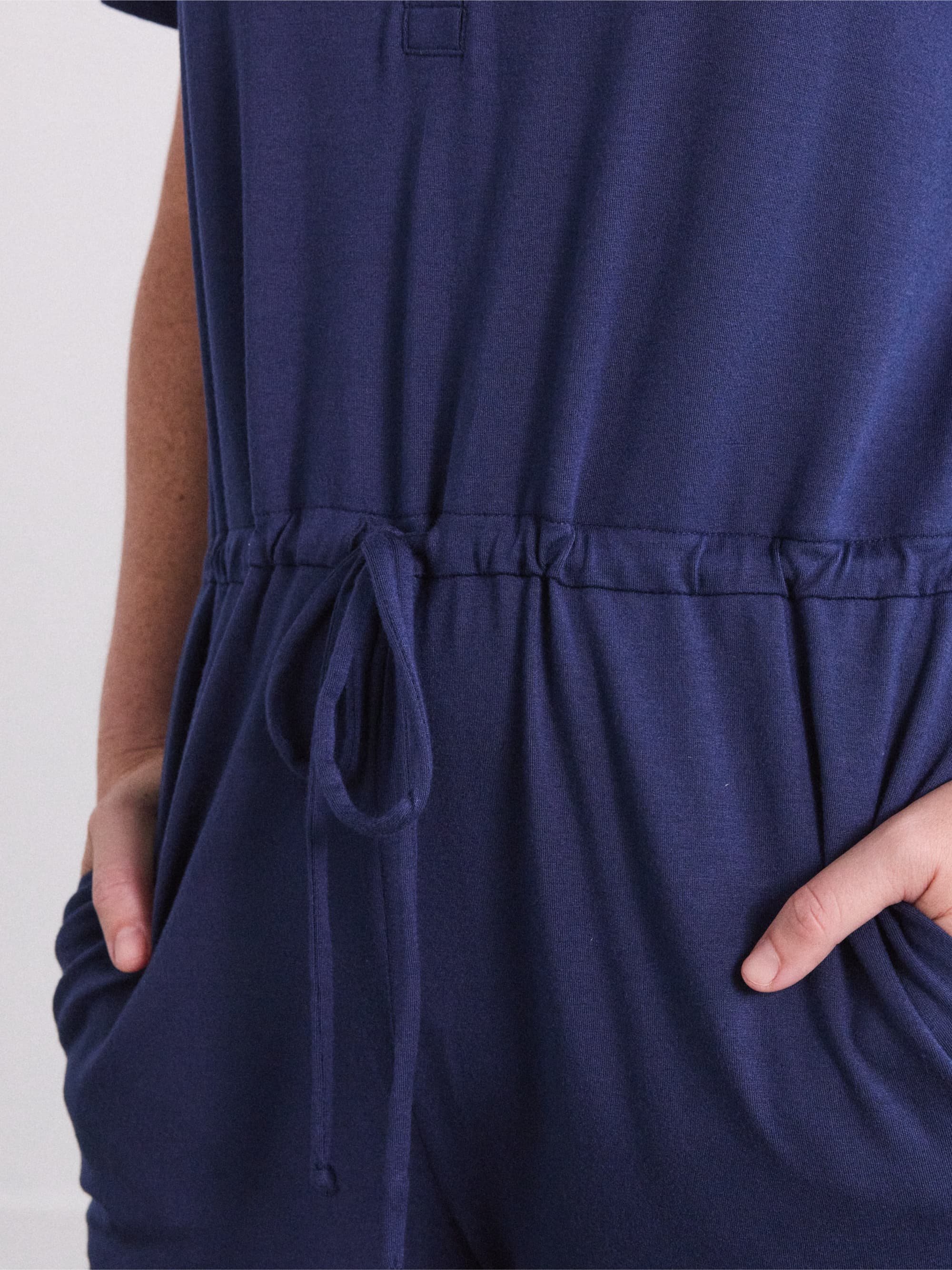 Women's Modal Short Sleeve Jumpsuit - Soft & Breathable Romper for Summer - Perfect for Beach, Vacation & Casual Outings