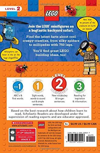Bug Off! LEGO Nonfiction Adventure Book - Explore Real World Insects with LEGO for Kids - Perfect for STEM Learning & Classroom Activities