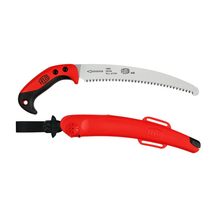 Felco F640 Full Stroke Curved Pruning Saw - 10.6 Inch Blade for Tree Trimming, Gardening & Landscaping | Professional Hand Saw for Branches, Shrubs & Outdoor Use