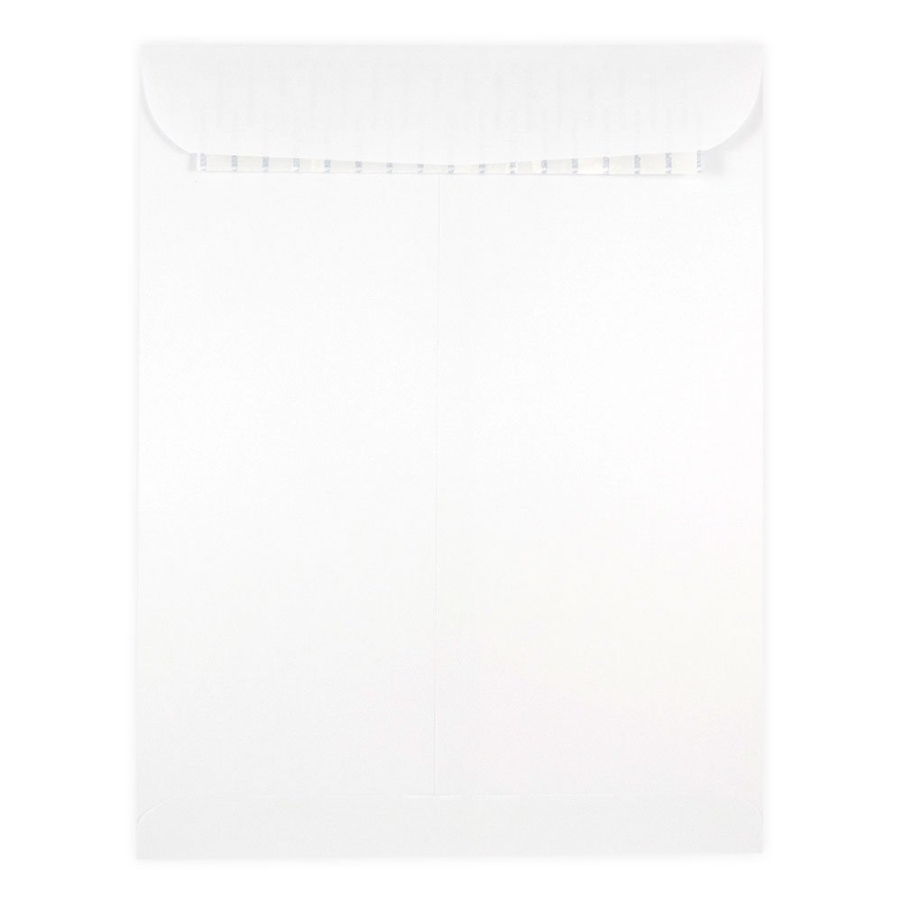 JAM PAPER 9.5x12.5 Peel & Seal Envelopes - White 100pk for Office & Mailing