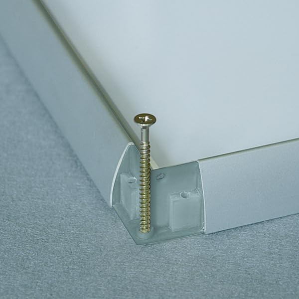 FSA1 Flat Display A4 Size - Aluminum Frame with White Background - Perfect for Office Documents, Presentations & Wall Art