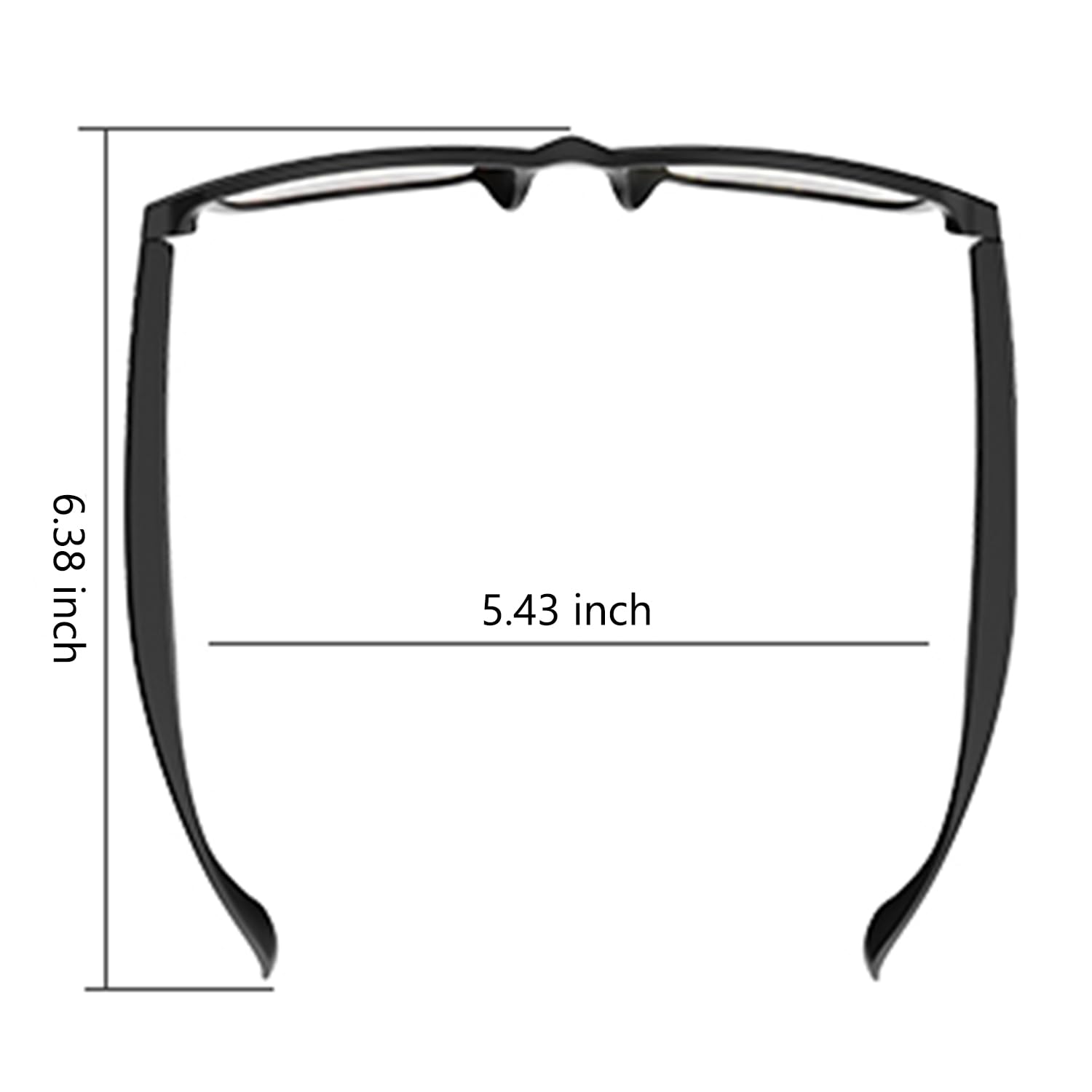Smart Bluetooth Sunglasses for Men & Women - Wireless Audio Glasses with Built-in Speakers, HD Sound, Mini Lens (Black) - Perfect for Running, Cycling, Driving & Outdoor Activities
