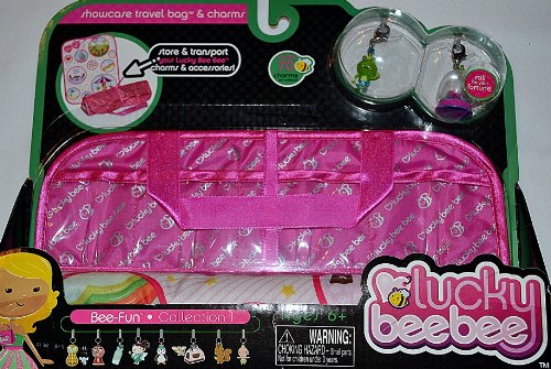 Lucky BeeBee Travel Bag with Charms - Stylish Carry-On Luggage for Women & Girls - Perfect for Vacations, Business Trips & Weekend Getaways