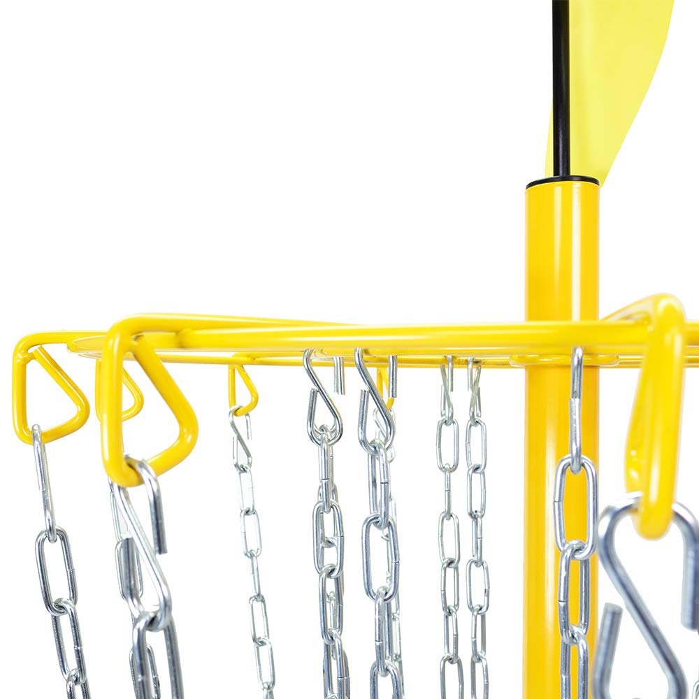 Double Chain Practice Basketball Hoop - Durable Outdoor Basketball Training Equipment for Kids & Adults - Perfect for Driveway, Backyard, and Park Use