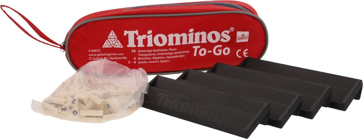 Triominos to Go - Portable Travel Board Game for Family & Friends | Perfect for Road Trips, Camping & Parties