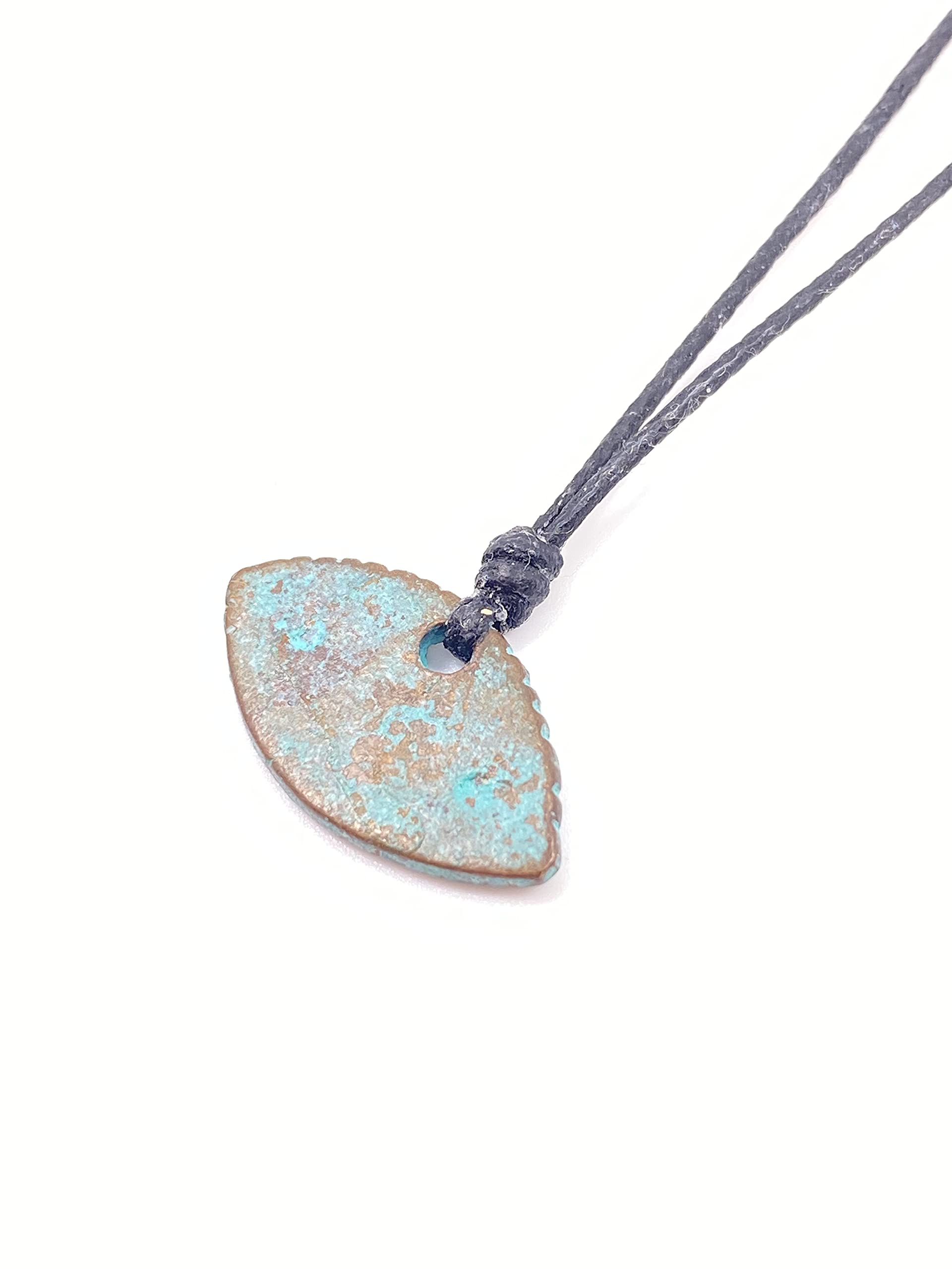 Evil Eye Necklace for Women & Men - Green Patina Protection Pendant, Handmade Turkish Amulet Jewelry (Ojo Turco) | Birthday Gift for Son, Best Friend Present, Good Luck Charm | Perfect for Spiritual Protection, Fashion Accessory & Meaningful Gifts