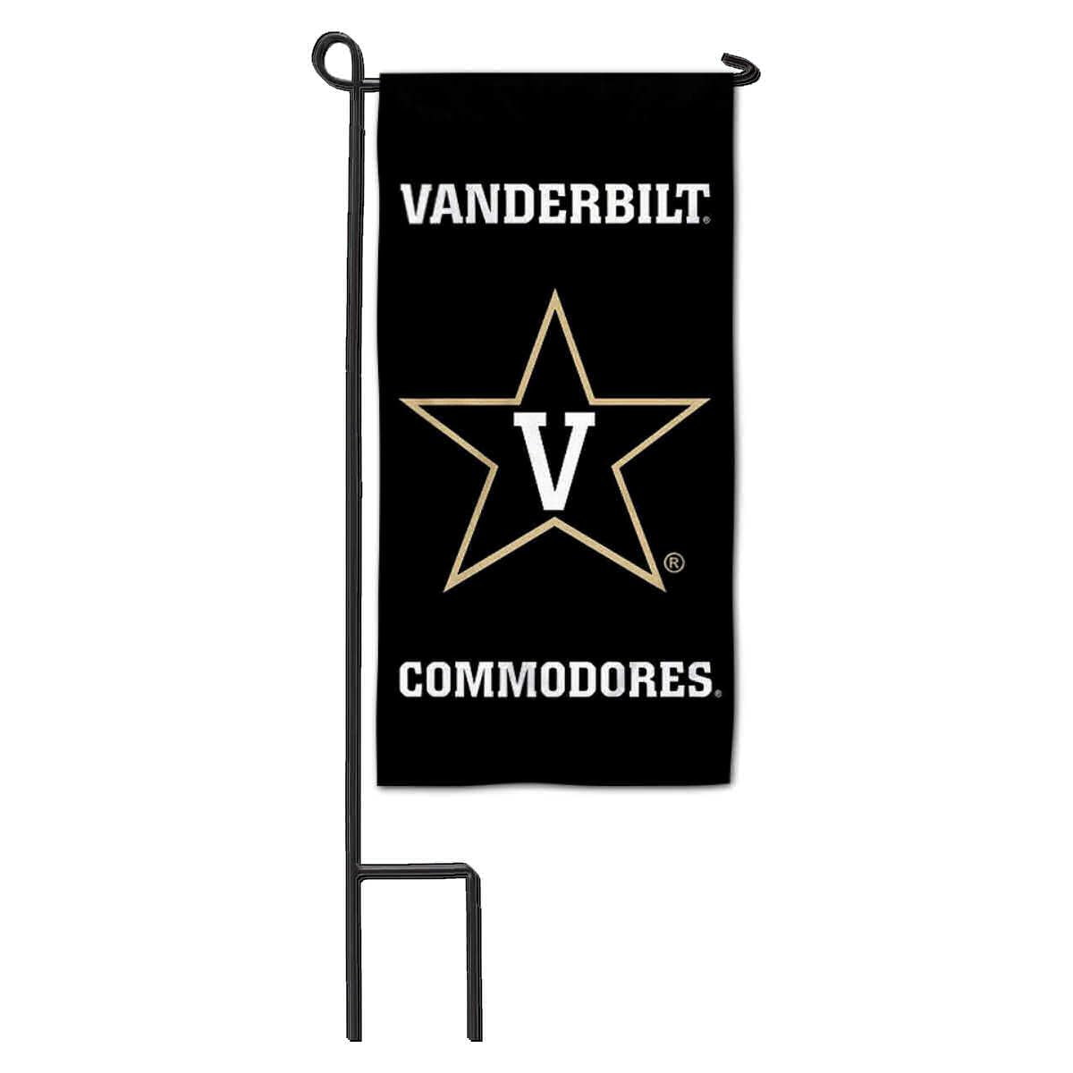 Vanderbilt Commodores Mini Garden Flag Topper - Small Flower Pot Flag for College Fans - Perfect for Home, Office, and Game Day Decorations