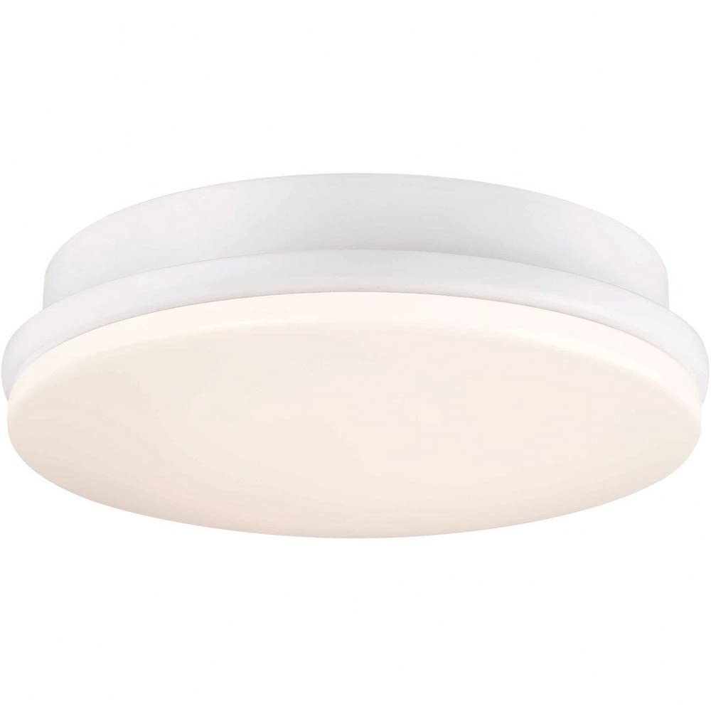 Kute LED Ceiling Fan Light Kit - Matte White 5.51 inch, Energy Efficient Dimmable Light Fixture for Bedroom, Living Room & Kitchen | Easy Installation & Modern Home Decor Lighting
