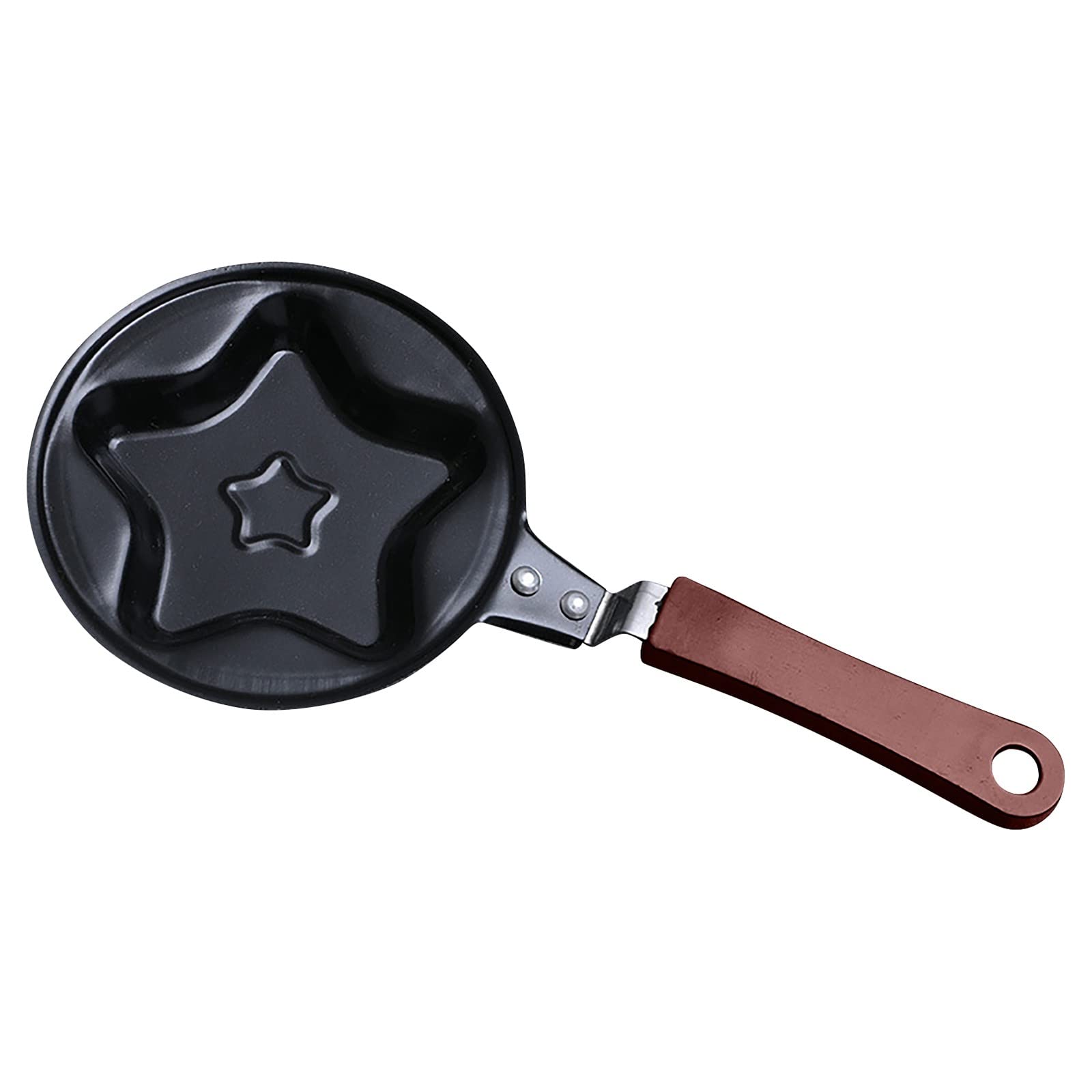 **Celendi Koong Nonstick Heart-Shaped Frying Pan – Portable Skillet for Eggs, Steak & Cooking | Perfect for BBQ, Picnic, Camping & Home Kitchen Use**