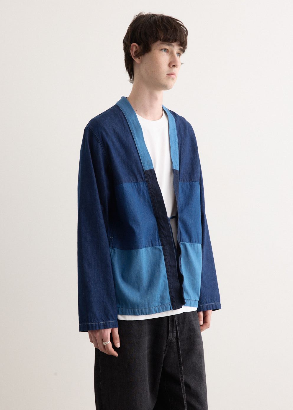 8oz Denim 4TONES KAKASHI Shirt - Stylish Casual Button-Up for Men - Perfect for Streetwear, Cosplay, and Everyday Fashion