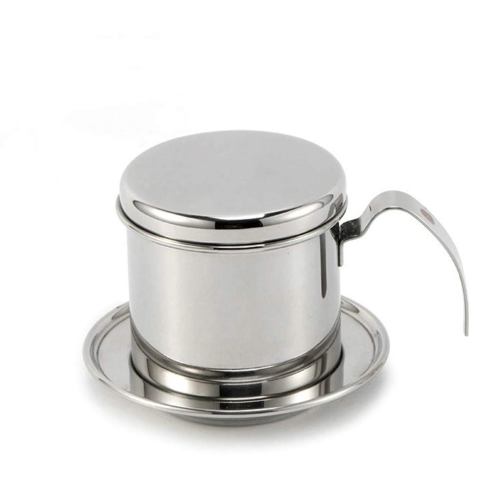 Stainless Steel Vietnamese Coffee Dripper for Home & Cafe Brewing