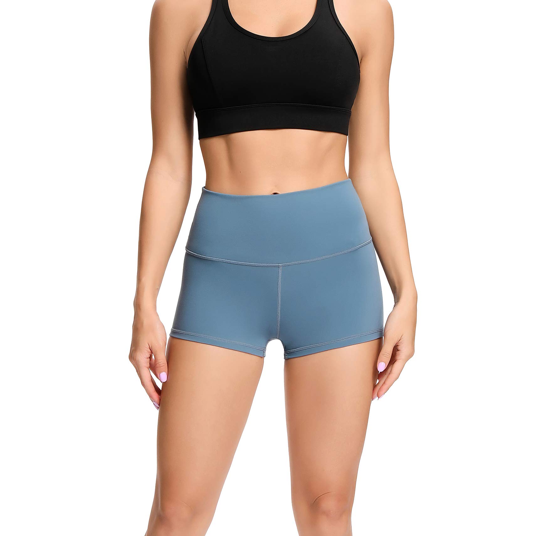 LXNMGO High Waist Yoga Shorts for Women - 2