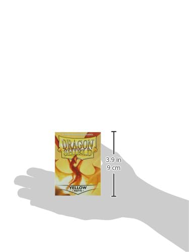 Dragon Shield Matte Yellow Sleeves for Trading Card Games - Premium Protection for MTG, Pokemon, and Yu-Gi-Oh Cards - Perfect for Collectors and Competitive Play