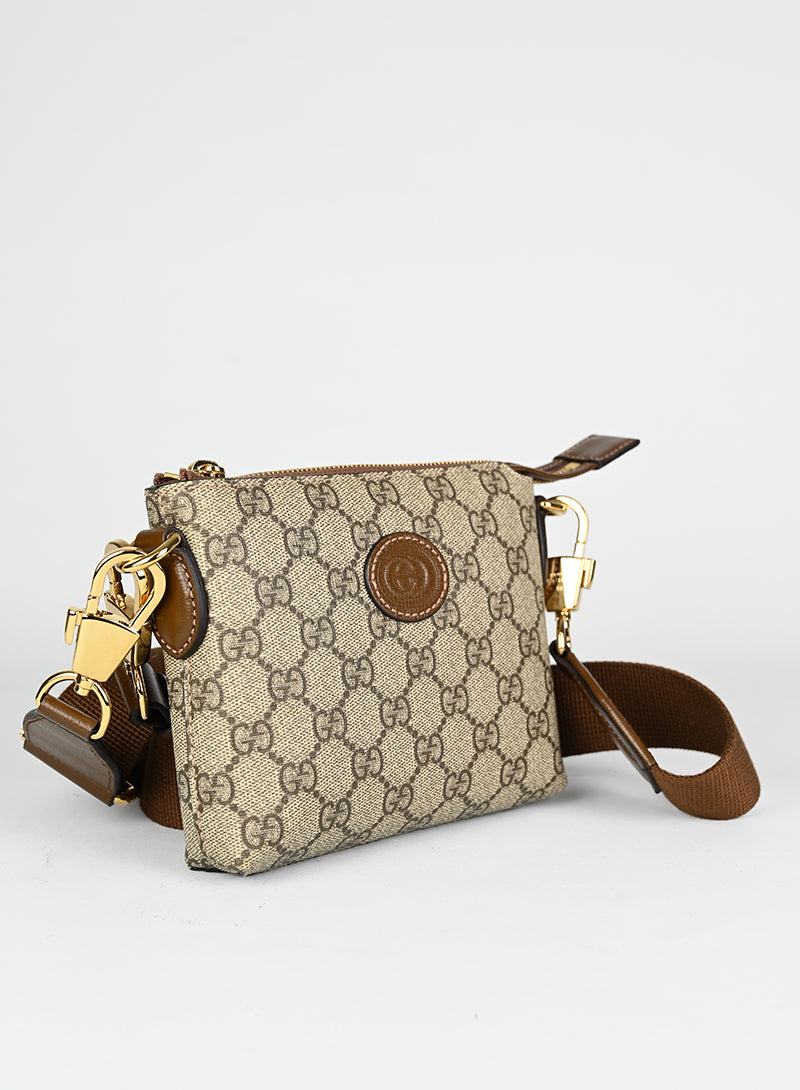 Gucci GG Monogram Beige Shoulder Bag - Luxury Designer Handbag for Women | Perfect for Work, Travel & Everyday Use