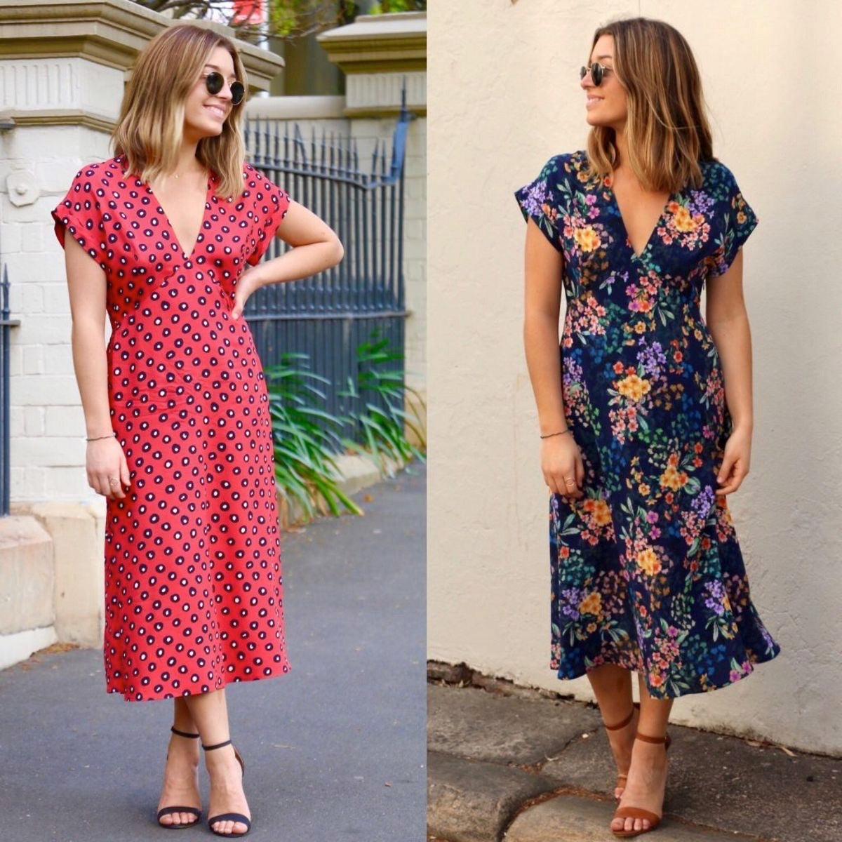 Lois Dress Pattern - Premium Tessuti Fabrics for Women's DIY Sewing Projects | Perfect for Summer Dresses, Casual Wear & Special Occasions