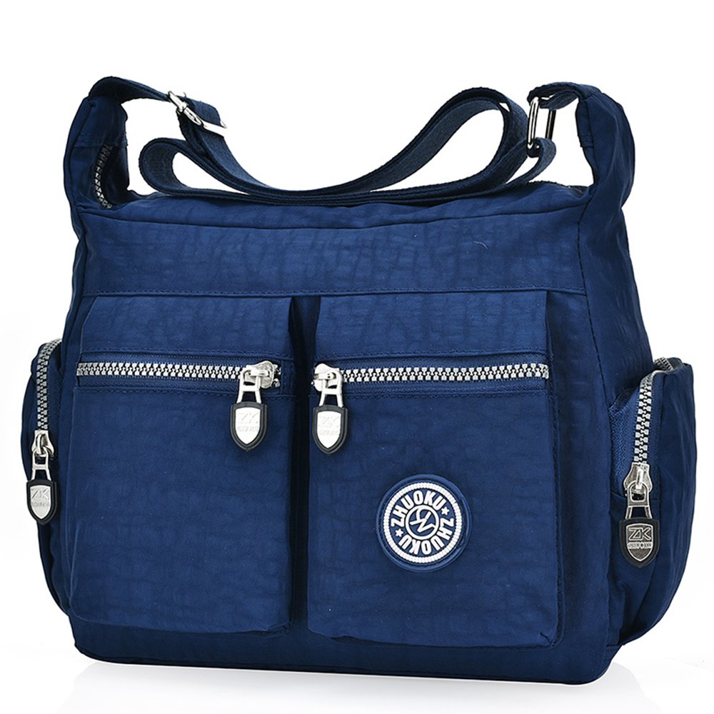 **Chikencall Women's Crossbody Bag – Waterproof Nylon Shoulder Purse with Multiple Pockets, Lightweight & Stylish for Everyday Use, Travel, and Work**
