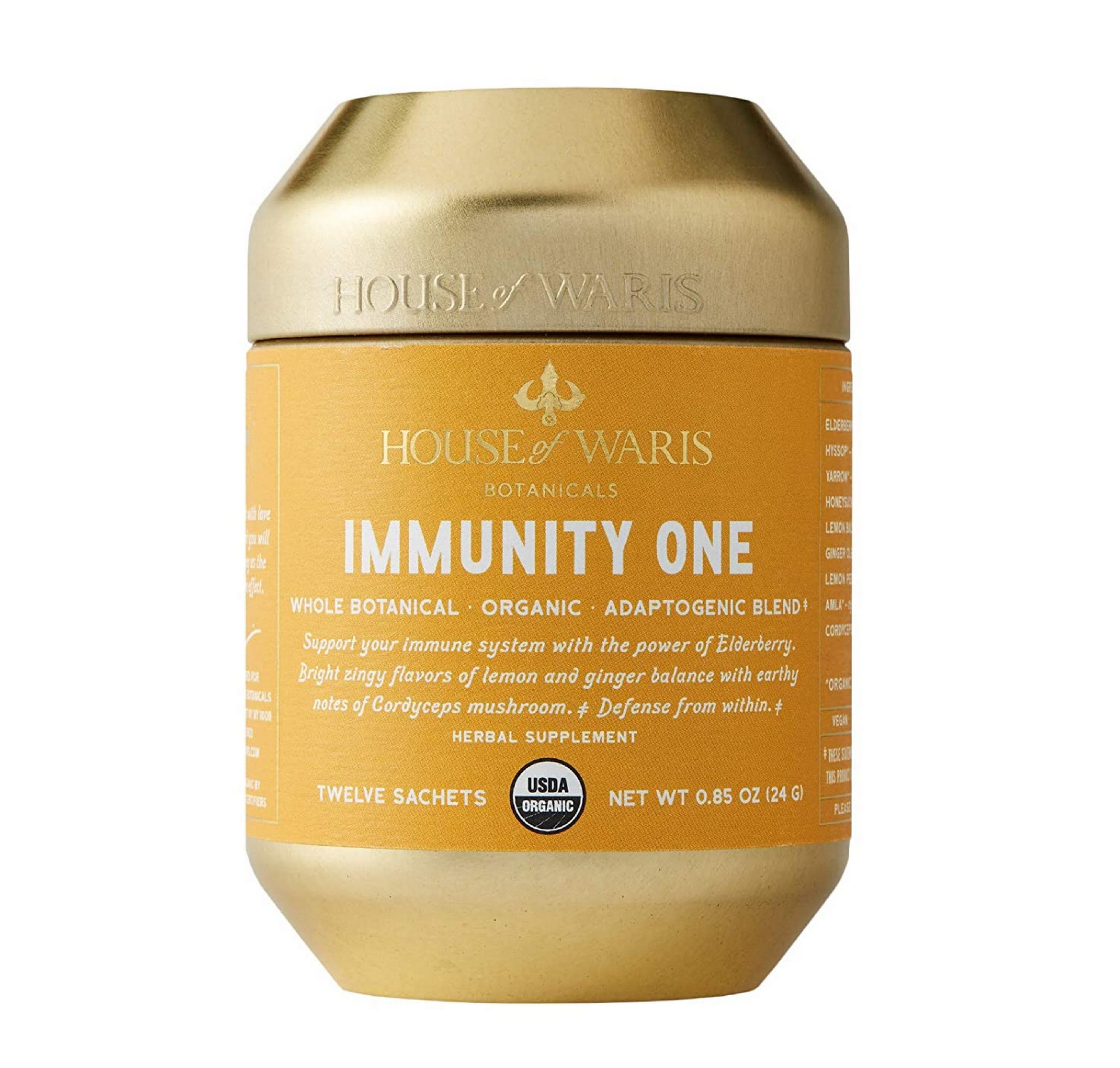 Organic House of Waris Botanicals Immunity One Supplement - Gluten Free, Vegan, Immune Support for Daily Wellness & Healthy Lifestyle