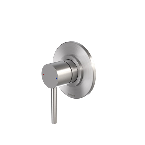 Caroma Titan Stainless Steel Bath and Shower Mixer - Premium Bathroom Faucet with Temperature Control for Modern Home & Spa Experience