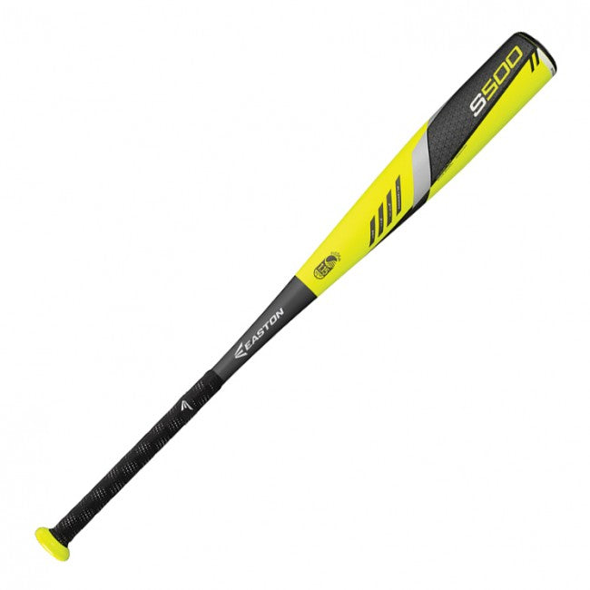 Easton S500 SL16S5009 30/21 Yellow Senior League Baseball Bat - 2 5/8 Barrel (2016 Model) | Perfect for Youth Baseball Games & Training