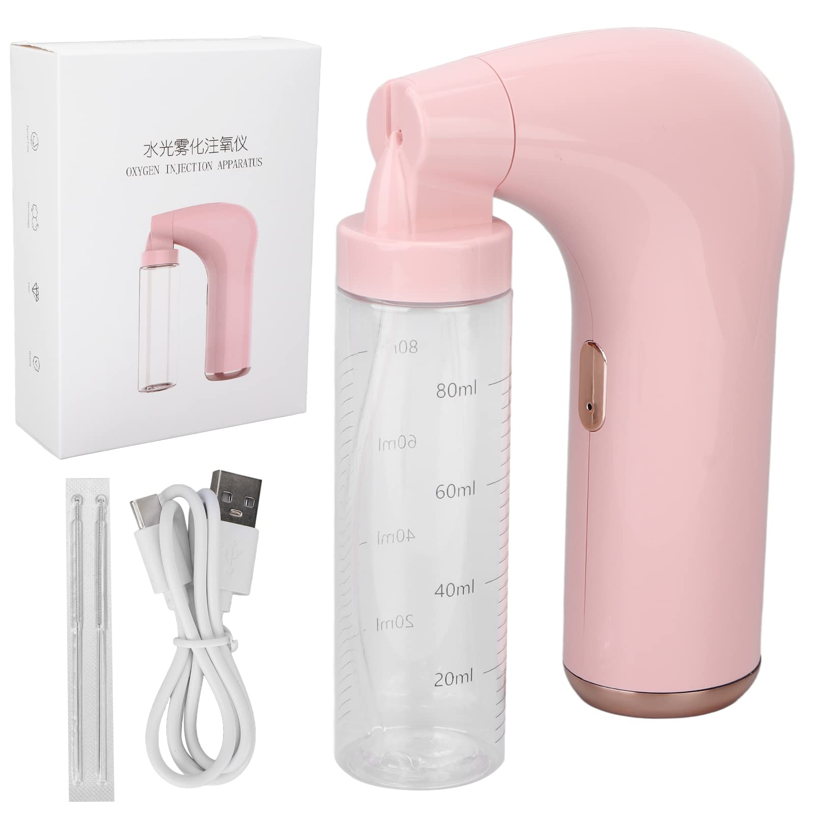 Portable High Pressure Facial Oxygen Sprayer - Hydrating & Moisturizing Face Mist Machine for Skin Care, Home Spa & Beauty Gifts | Perfect for Daily Skincare Routine & Travel Essentials