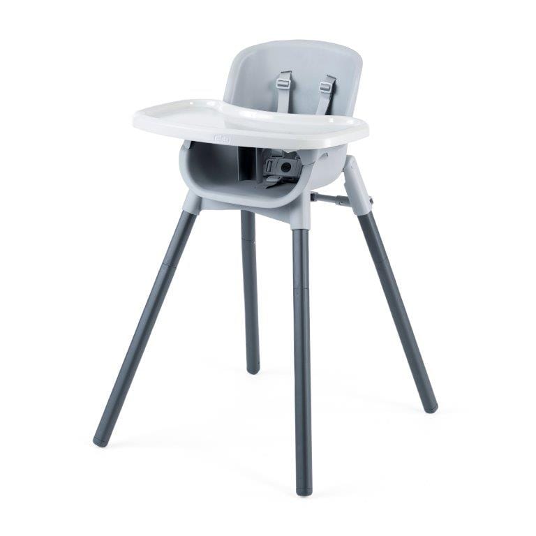 Chicco Zest 4-in-1 Convertible High Chair for Babies & Toddlers - Space-Saving Foldable Design for Dining, Feeding & Playtime at Home or Travel