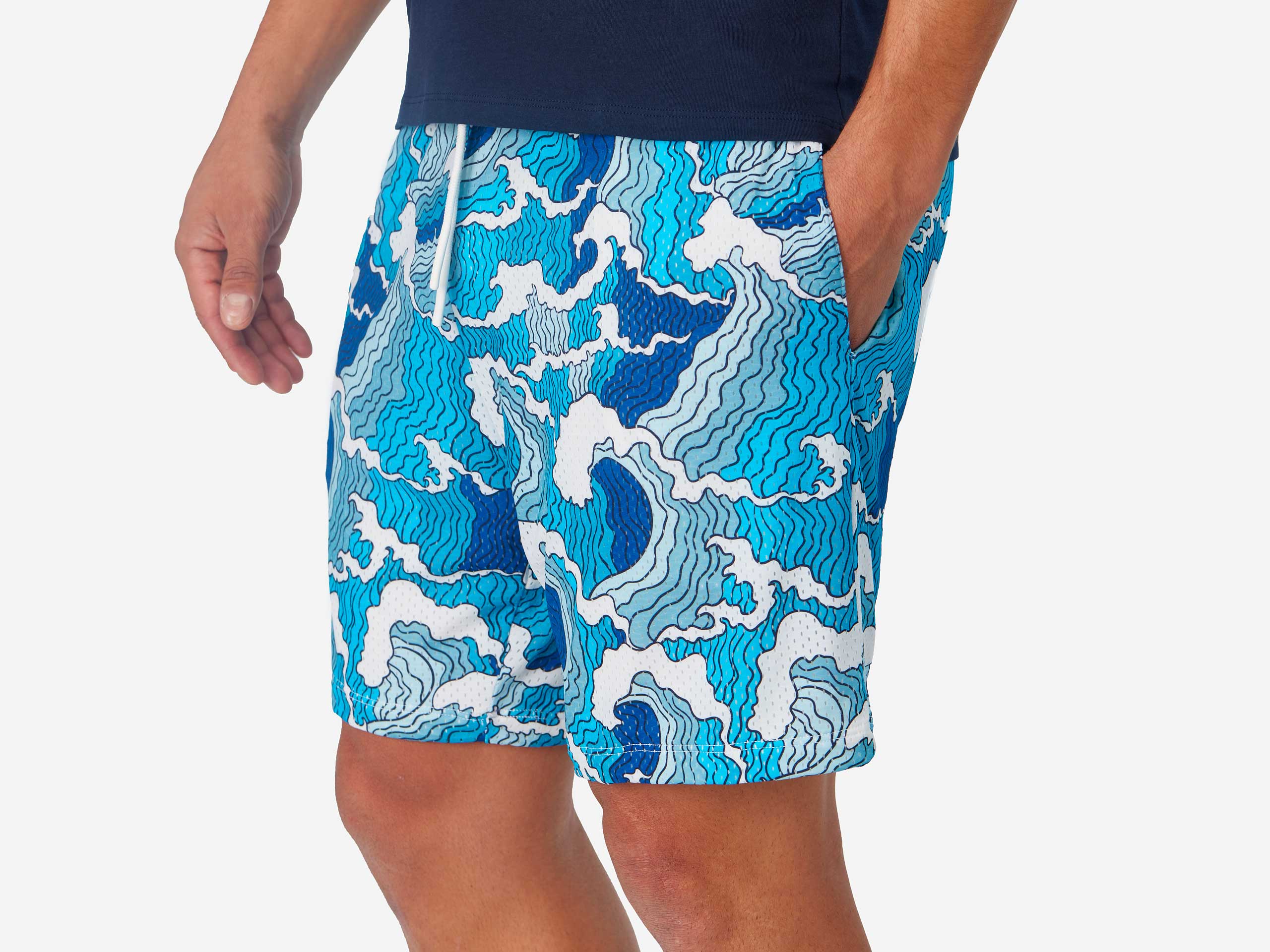 6 Pocket Lounge Shorts for Men - Comfortable Casual Shorts with Multiple Pockets | Perfect for Beach, Gym, and Everyday Wear