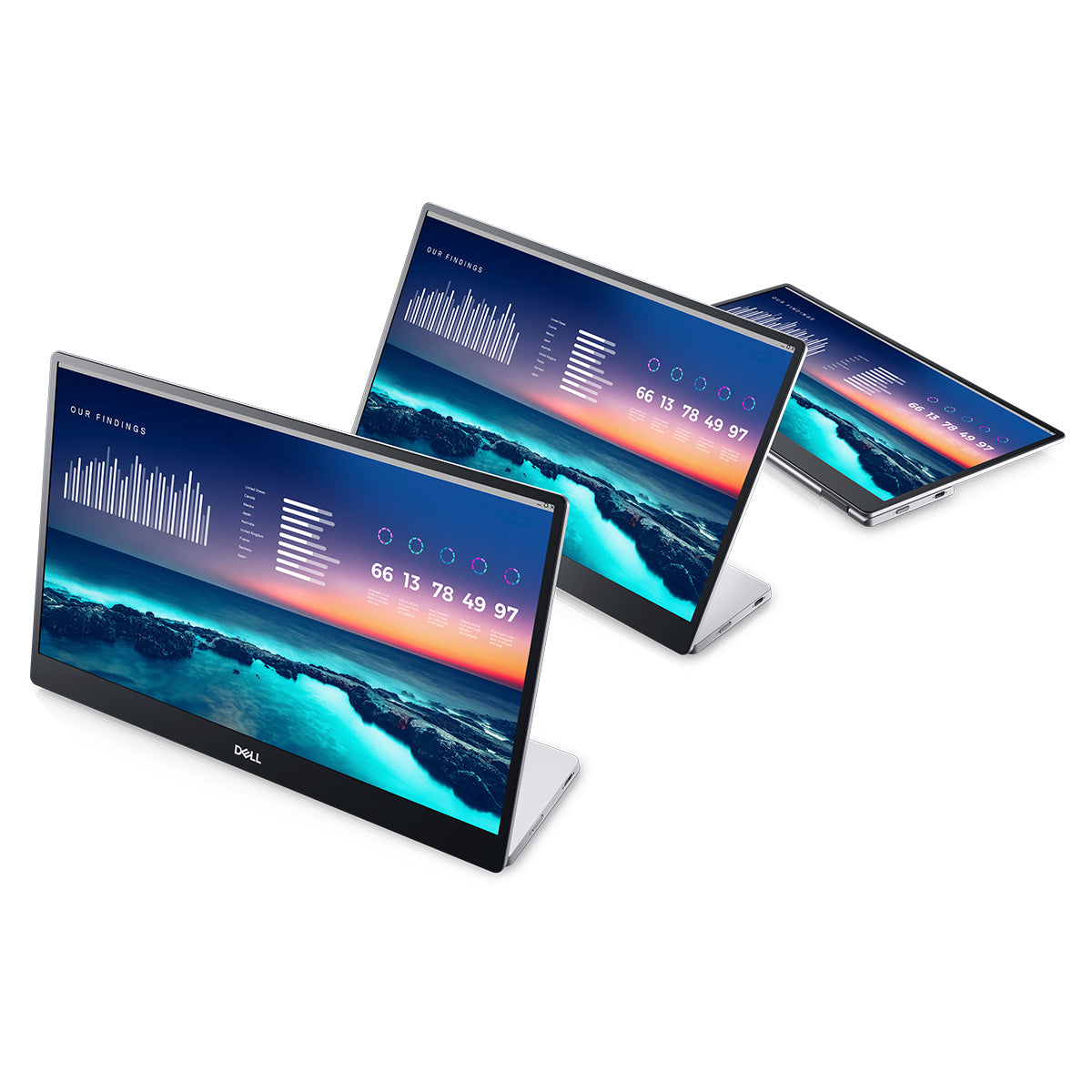 Dell P1424H 14-inch Full HD Portable Monitor - USB-C HDMI Laptop Second Screen for Business Travel, Gaming, and Remote Work