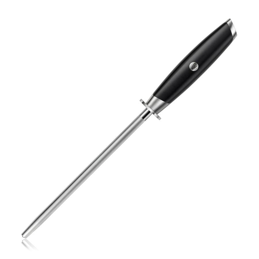Cangshan Cutlery 1024647 Thomas Keller Signature Diamond Coated Honing Steel 8-Inch - Professional Knife Sharpener for Chefs & Home Cooks - Perfect for Kitchen, BBQ & Outdoor Cooking
